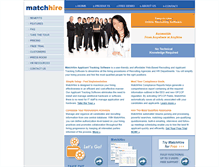 Tablet Screenshot of matchhire.com